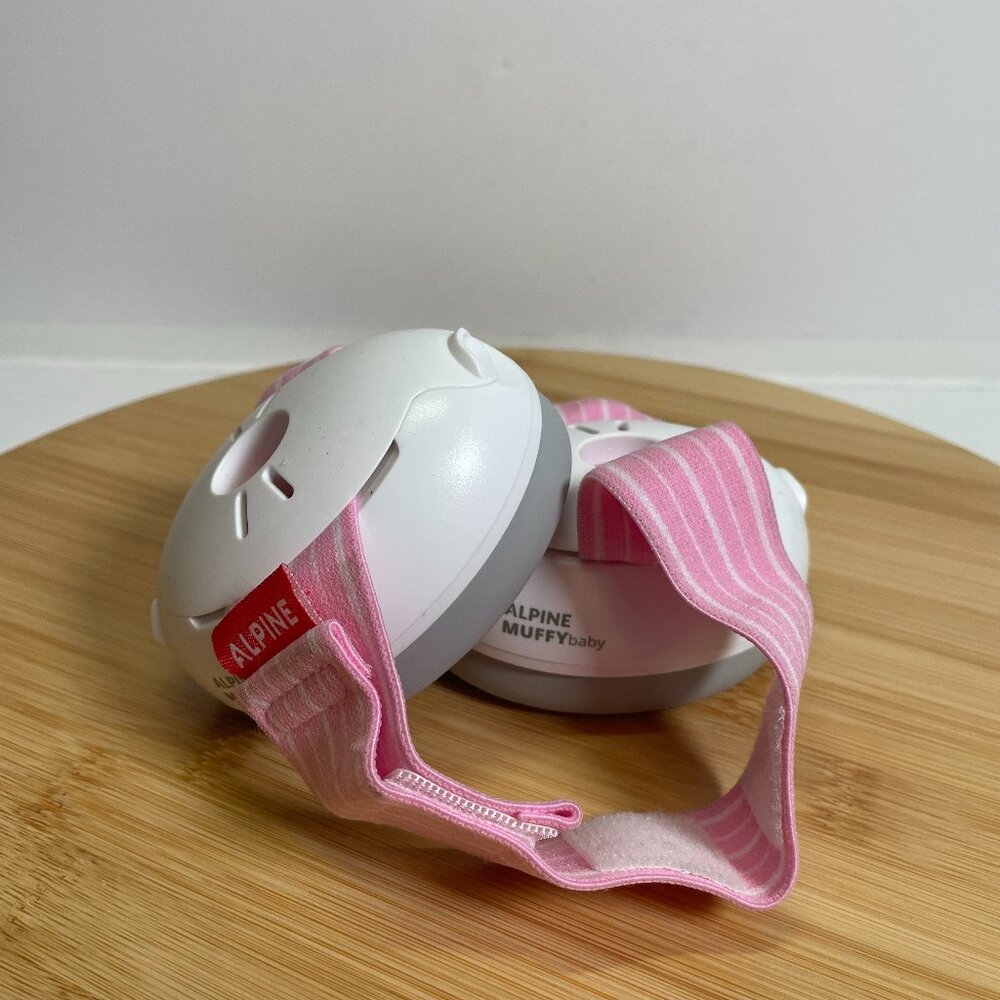 Alpine Muffy Baby Pink Ear Protection 3-36 Months Noise Cancelling Adjustable